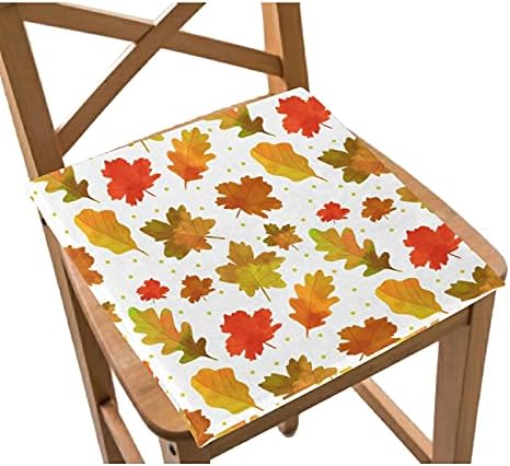 Renkli Şükran Günü Yaprakları sandalye minderi Bellek Köpük koltuk minderi Yıkanabilir Konfor sandalye minderi ofis koltuğu