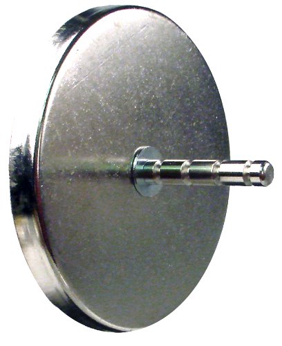 Çinko Kaplamalı Monroe Manyetik Kanca, 120 lbs Yük Kapasitesi, 2-37 / 64 Yükseklik
