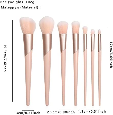 FFLJT için 7 adet /takım Makyaj Fırçalar Set Kozmetik Vakfı Pudra Allık Göz Farı Kabuki Karıştırma Makyaj Fırça Güzellik Aracı