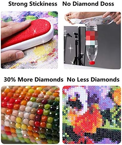 5D Elmas Sanat Kitleri Yetişkinler Çocuklar için, DIY Tam Matkap Yuvarlak Elmas Boyama by Numbers Kitleri ile Boya Diamonds