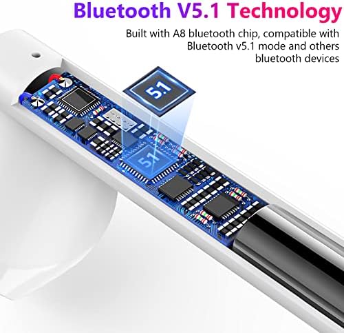 Kablosuz Kulaklık Soıcear Gerçek kablosuz Bluetooth 5.1 mikrofonlu kulaklık IPX5 Su Geçirmez kablosuz kulaklıklar Hi-Fi Stereo