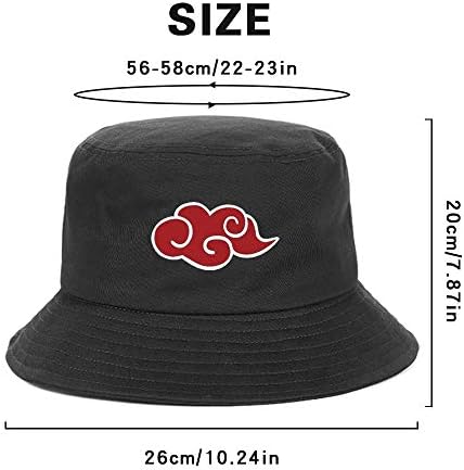 Kırmızı Bulut Logo Nakış Yaz Şapka Kadın Erkek Kova Kapağı Tasarım Düz Vizör Balıkçı Şapka Anime güneş şapkası