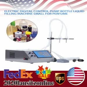 Manuel Dijital Sıvı Dolum Dolum Makinesi Çift kafalı Peristaltik Pompa 4000