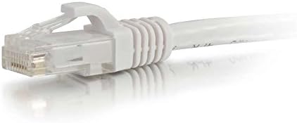 C2G 27166 Cat6 Kablo-Snagless Korumasız Ethernet Ağ Yama Kablosu, Beyaz (50 Fit, 15,24 Metre)