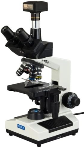 OMAX 40X-2000X Bileşik Trinoküler Değiştirilebilir LED Mikroskop ile 14MP USB Kamera