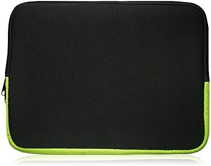 Tatlı Teknoloji Siyah Neopren Kılıf kol örtüsü Haier Chromebook 11 Laptop için Uygun 11.6 İnç (11.6-12.5 inç Dizüstü)