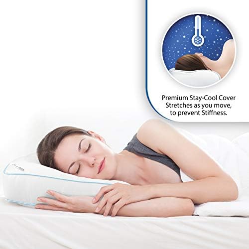 Cloudz İmzası: Premium Hipoalerjenik Stay Cool Ultra Yumuşak Microbead Yatak Yastığı-Beyaz