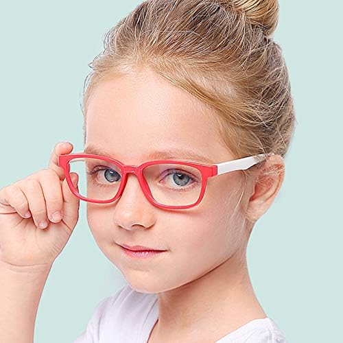 Marolty Çocuklar Mavi ışık Engelleme Gözlük Erkek Kız Anti Göz Yorgunluğu Bilgisayar Reçetesiz Gözlük Yaş 4-12, C10