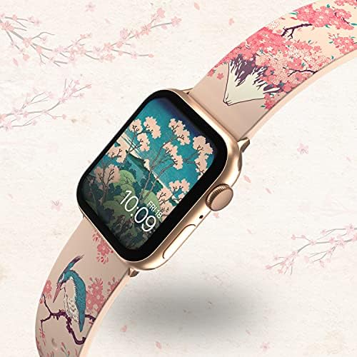 Hokusaı Smartwatch Band-Sanatçıdan esinlenerek, Her Boyutta ve Apple Watch Serisi ile Uyumlu (saat dahil değildir)