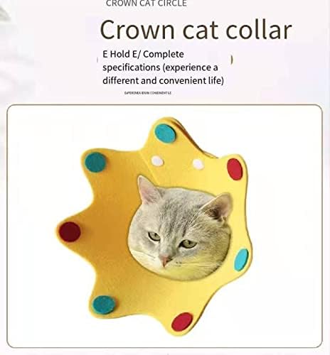ZHEKAI Kedi Kurtarma Yaka Sevimli Çiçek Boyun Kedi Konileri Ameliyat Sonrası Ayarlanabilir Kedi E Yaka Koruyucu Yaka Evcil