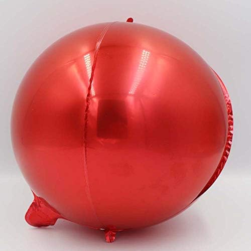 Büyük 22 inç Gümüş Orbz Balonlar Süslemeleri - 360 Derece Yuvarlak Balonlar 4D Küre Mylar Folyo için Bebek Duş, Düğün,bekarlığa