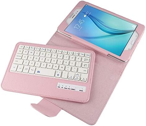 YOUWEN Tablet PC Klavye için Büyük Galaxy Tab Bir 8.0 / T350 2 in 1 Ayrılabilir Bluetooth Klavye Litchi Doku Deri Kılıf ile