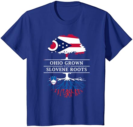 Sloven Kökleri ile Yetiştirilen Ohio-Slovenya T-Shirt