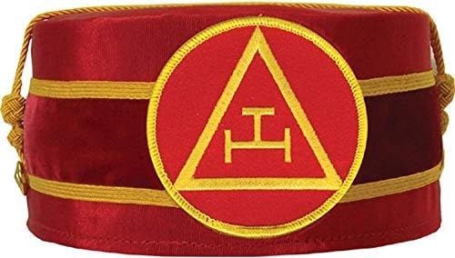 Kraliyet Kemer Masonik Üçlü Tau Kap Kırmızı