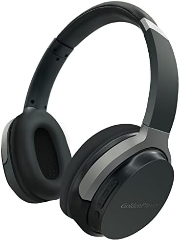 GoldenPlayer Kulak Üstü Bluetooth Kulaklıklar, 25 Saat Çalma Süresi Mikrofonlu Kablosuz Kulaklıklar, Döner Kulaklıklı HiFi