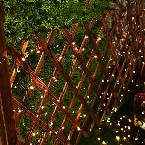 Noel ışıkları güneş 2 paket 72ft 200 LED 8 modları açık dize ışıkları su geçirmez güneş peri ışıkları için bahçe, veranda,