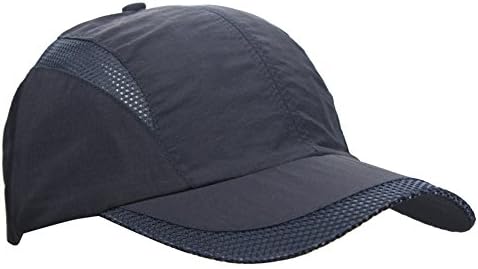 Unisex yaz çabuk kuruyan spor seyahat Mesh Beyzbol güneş UV Runner şapka Cap Visor