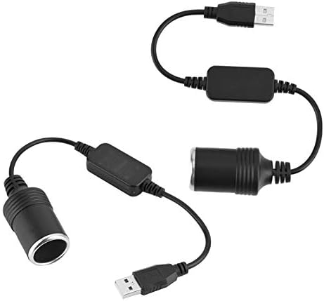 yangsense USB Bağlantı Noktası Adaptör Kablosu, Siyah Dişi Dönüştürme USB Bağlantı Noktası Güç Dönüştürücü Sürüş Kaydedici