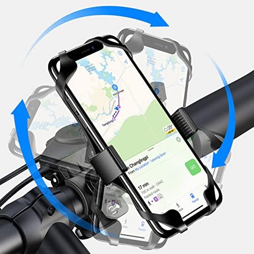 WANGFENG 2 Bisiklet Cep telefonu tutucu 360 Derece Evrensel Bisiklet motosiklet gidonu Cep Telefonu akıllı telefon tutucu