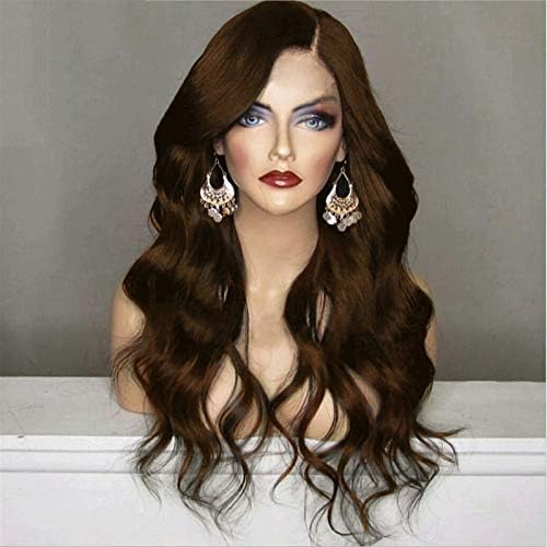 Peruk kadın dört renk arasından seçim yapabileceğiniz Uzun kıvırcık saç Doğal kabarık Moda Bayanlar peruk (Renk: Siyah)