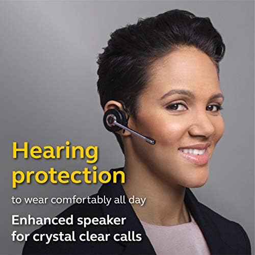 Jabra Engage 65 Kablosuz Kulaklık, Sektör Lideri Kablosuz Performansa Sahip Dönüştürülebilir Telefon Kulaklığı, Gelişmiş Gürültü