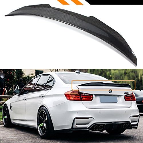 Cuztom Tuning 2013-2018 BMW ıçin Uyar F30 330i 335i 340i & F80 M3 Sedan Karbon Fiber Yüksek Tekme P Tarzı Ördek Gagası Gövde