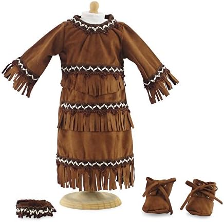 Emily Gül 18 İnç oyuncak bebek giysileri / Giyim Uyar Amerikan Kız-Kızılderili Kıyafeti Uyar Kaya 18 Bebek Artı Aksesuarları