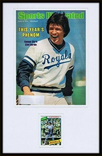 Clint Engel İmzalı Çerçeveli 1978 Sports Illustrated Kapak Ekran Royals - İmzalı MLB Dergileri