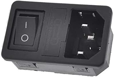 Aexit Siyah Plastik Piller, Şarj Cihazları ve Aksesuarları 250 V 10A C14 Güç Kaynağı Konektörü Adaptörü Güç Dönüştürücüler
