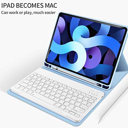 Aoub Klavye ipad kılıfı Pro 3rd Nesil 11-inç 2021, iPad pro 11 2020 & 2018(1st / 2nd Gen), iPad Hava 4th Gen, Kablosuz Ayrılabilir