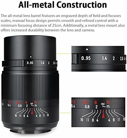 7 zanaatkarlar 25mm F0.95 APS-C Geniş Açı Manuel Başbakan Lens Nikon Z Dağı Kamera için Büyük Diyafram