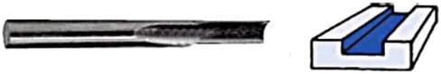 Whiteside Freze Uçları SA2100 O-Flüt Düz Bit ile Katı Karbür 1/4-İnç Kesme Çapı ve 1-İnç Kesme Uzunluğu