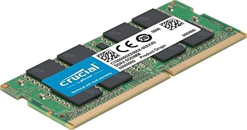 Latitude ile uyumlu 32 GB (2x16 GB) DDR4 PC4-21300 2666 MHz SODIMM (CT2K16G4SFD8266) özellikli Crucial Bellek Paketi 5500,