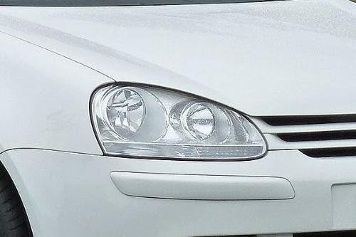 FANFAUTO Karbon Fiber Far Kapağı Göz Kapakları Kaşları VW Golf 5 Mk5 GTI Jetta R32 Tavşan 2004-2009