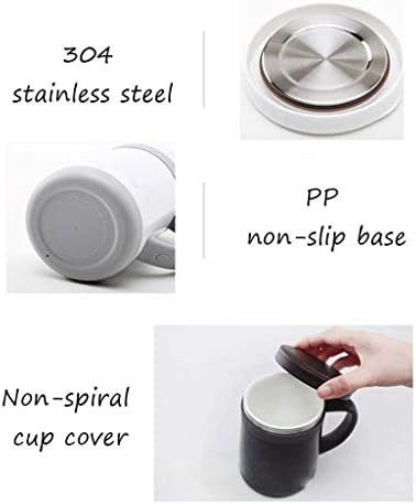 PDGJG Paslanmaz Çelik Yalıtımlı Bardak, Tutamak İçeceklerinizi Sıcak Tutar Kahve, Çay, Bira, Su (Renk: B)