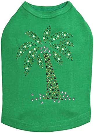 Hindistan Cevizi Ağacı-Yeşil-Köpek Gömleği, XL Kelly Yeşili