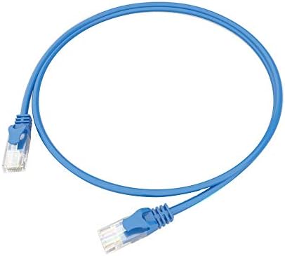 Solos CAT 6 Ethernet Kablosu (5FT) 550MHZ, 10Gbps RJ45 Bilgisayar Ağ Kablosu, Mavi