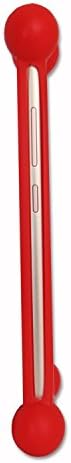 LG K8S Kırmızı için PH26 Darbeye Dayanıklı Silikon Tampon Kılıfı