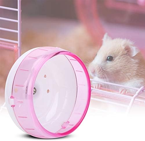 Fockety Hamster Tekerlek, Koşu Tekerlek Oyuncak Ayrılabilir Braket Hamster Oyuncak, Kobay için hafif Plastik Malzeme