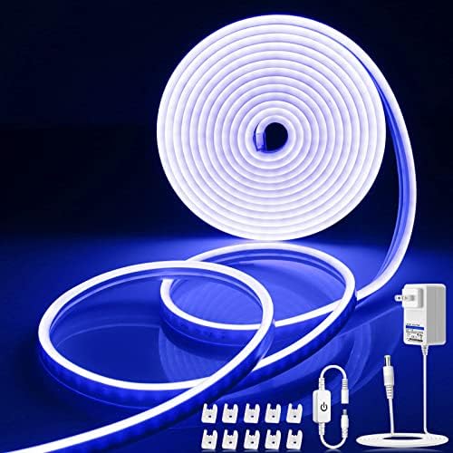 Kısılabilir Led Neon halat ışık 16.4 ft SMD2835 600 LEDs DC 12 V IP67 su geçirmez Neon ışık Kapalı Açık tatil noel süslemeleri