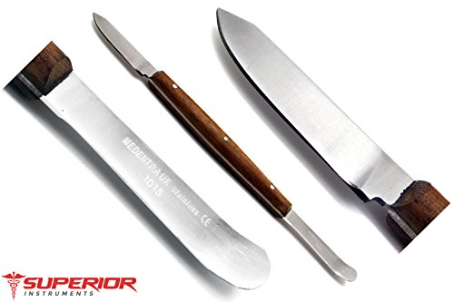 Fahenstock Büyük Bıçak Çift Uçlu Balmumu Karıştırma Modelleme Spatula Diş Restoratif Aletleri