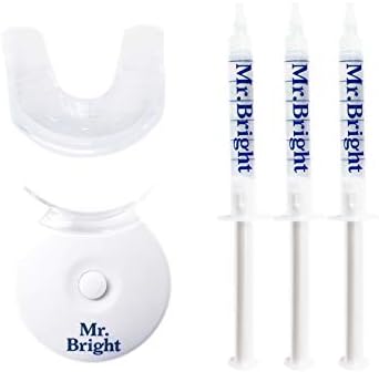 Mr. Bright Home Diş LED Beyazlatma Kiti-Sadece 10 Dakikada Daha Beyaz Dişler-Kanıtlanmış Sonuçlar (3 Haftalık Tedarik + Seyahat