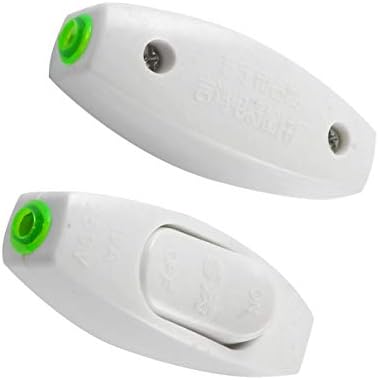 Aexit 2 Parça Duvar Anahtarları Beyaz Plastik Kabuk Kapalı / ON Line kordon ışık Lambası Anahtarı AC ışık Anahtarları 250 V