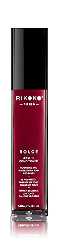 Rikoko PRİZMA Pigmentli Doğal Saç Kremi ve Renklendirilmiş Saçlar için Bırakın-Prizma ROUGE Kremi-300 ML-Doğal Saç Kremi Bırakın-Sülfat