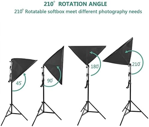 KGEZW 2 * 3 m Arka Plan Destek Sistemi Fotoğraf Stüdyosu Softbox Şemsiye Sürekli Aydınlatma Kiti dokunmamış Kumaş Zemin (Renk: