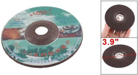 100mm x 3mm x 16mm Çift Taraflı Metal Kesme Diski Parlatma Taşlama Tekerlekleri Kahverengi