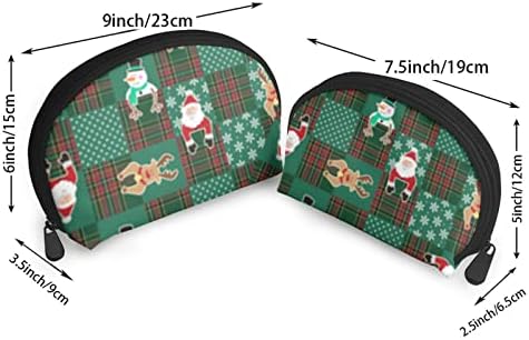 Noel Desen Moda Kozmetik Çantaları Taşınabilir Çanta Debriyaj Kılıfı Güzellik Durumda seti Kadın Erkek Seyahat fermuarlı çanta