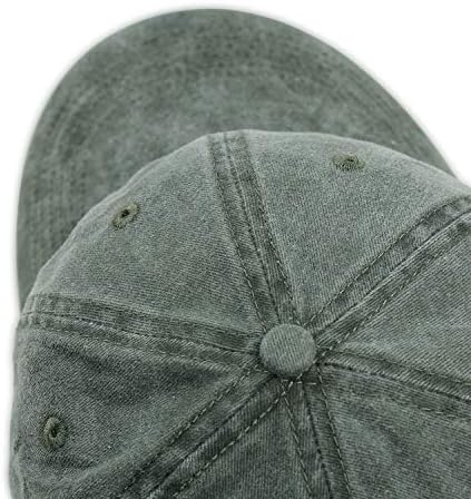 HH HOFNEN Erkekler Kadınlar Yıkanmış Sıkıntılı Dimi Pamuk beyzbol Şapkası Vintage Ayarlanabilir Baba Şapka