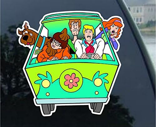 Scooby Doo MiniVan Vynil Araba Sticker Çıkartma-2