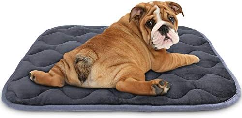 AİPERRO Köpek Sandık Ped Yıkanabilir köpek yatağı Mat köpek yatağı 24/30/36/42/46 evcil hayvan kulubesi Ped Büyük Orta Küçük